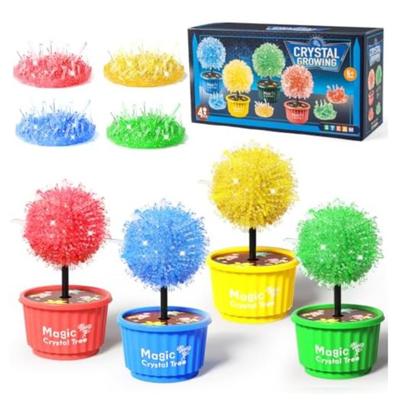 STEM Crystal Growing Kit for Kids - Grow 4 Crystals (24H), STEM Projects Science Experiments Toys for Kids 6 7 8 9 10 12 Years Old,...