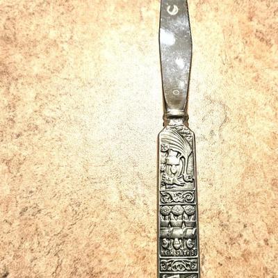 Vintage Konge Tinn Cheese Serving Set