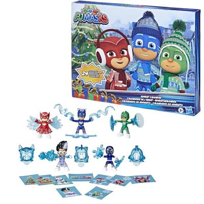 PJ Masks Kids Advent Calendar, 24 Daily Surprise Toys Including PJ Masks Action Figures, Accessories, and Stickers, Countdown Calendar,...