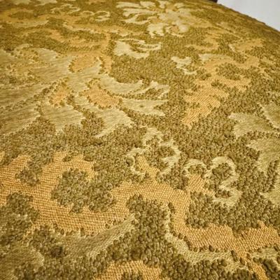 SARATOGA SPRINGS PICK UP - Antique Late 1800’s Yellow Floral Upholstered Hand Carved Eastlake Victorian Rocker Rocking Chair