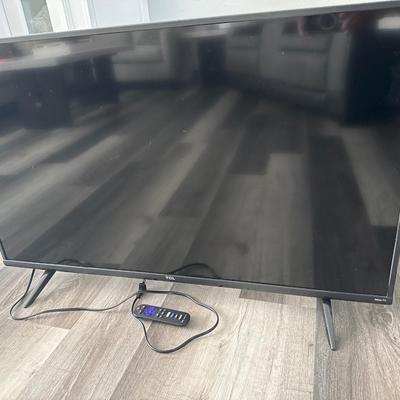 43” TCL Smart TV with Roku remote