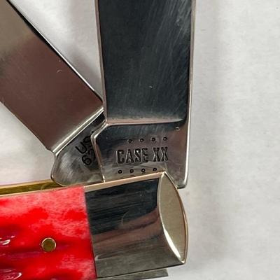 Case XX Red Bone Peach Seed Jig Trapper