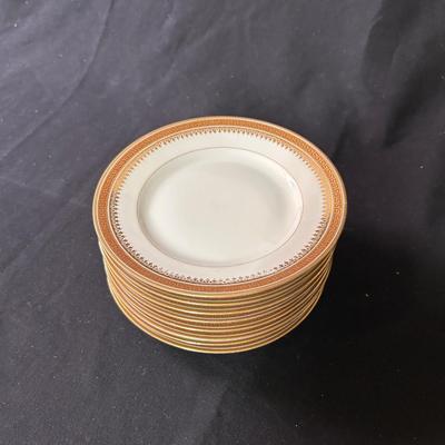 8 Bernardaud china bread plates