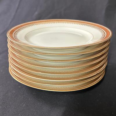 8 Bernardaud china bread plates