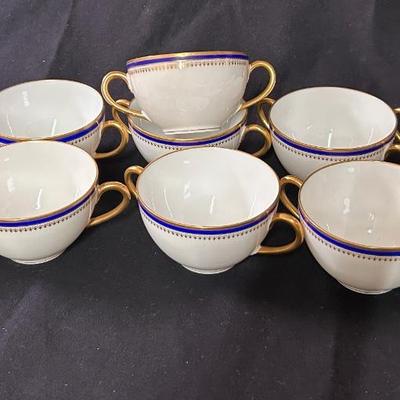 11 broth cups Limoges