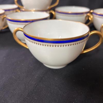 11 broth cups Limoges