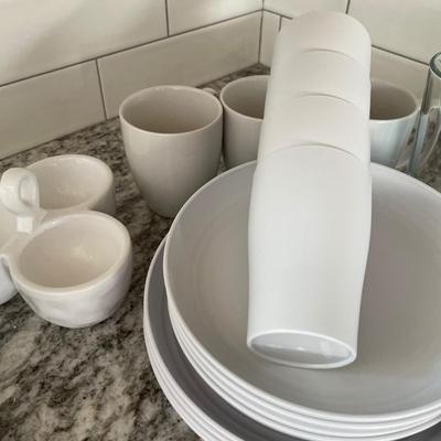 Misc dishes and glasses