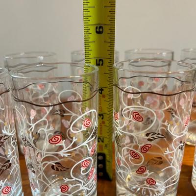 Set of 10 MCM 5” Juice Glasses