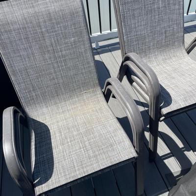 4 outdoor chairs