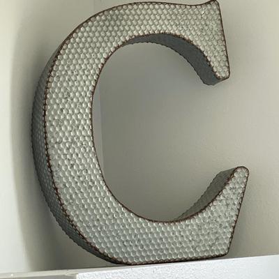 32” tall letter C