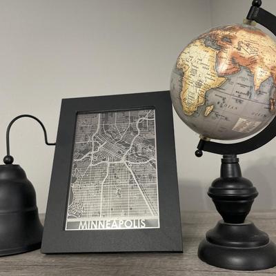 Sale Photo Thumbnail #216: Globe is 10” t