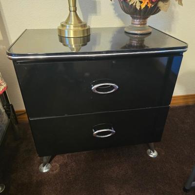 Black Lacquer night stand