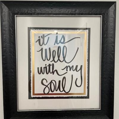 3 Faith decor items