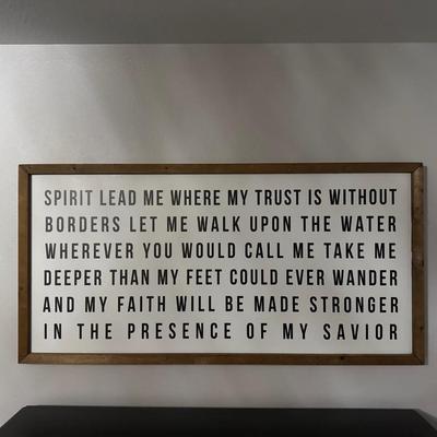 Wall decor-faith based messages