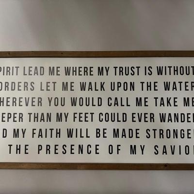 Wall decor-faith based messages