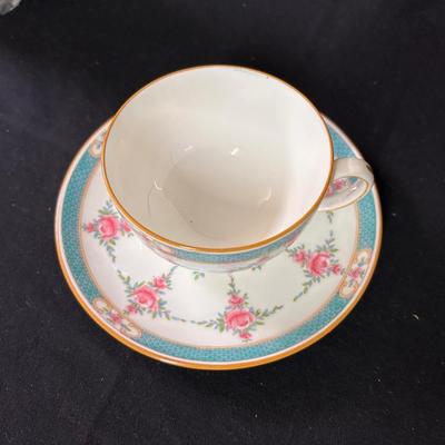 5 Minton's bone china teacups & saucers