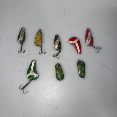 Vtg Metal Fish Lures