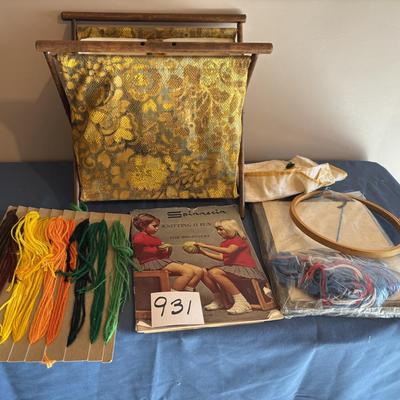 Vintage Sewing Basket and More
