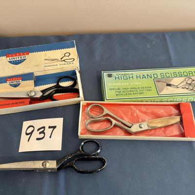 Pinking Shears and Scissors