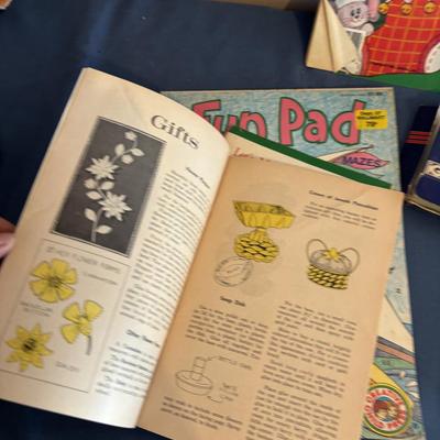 Vintage Craft Books and Games
