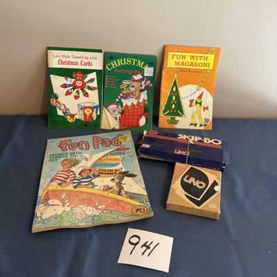 Vintage Craft Books and Games