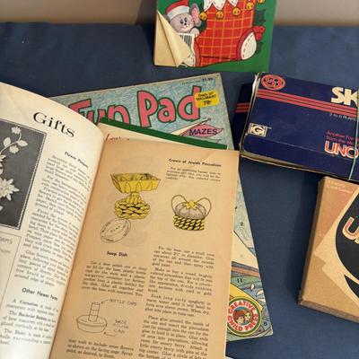 Vintage Craft Books and Games
