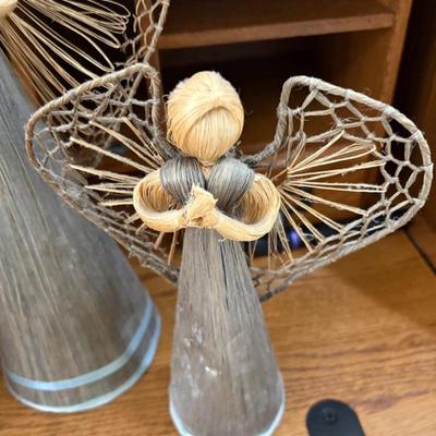 Vintage Corn Husk Angel Dolls