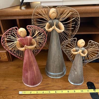 Vintage Corn Husk Angel Dolls