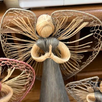 Vintage Corn Husk Angel Dolls