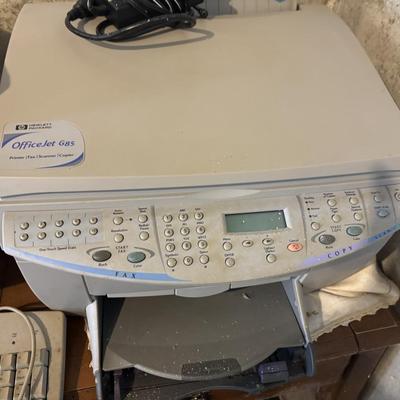 Vintage Computer Monitor and Copier