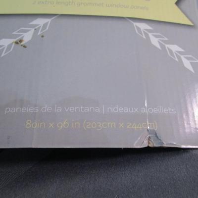 New 2 pk. Duck River Textile gromet curtains