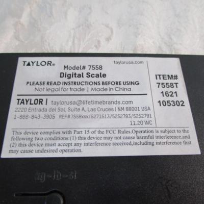 Taylor digital bathroom scale