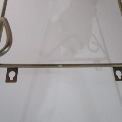 Gold-tone decorative 2-plate hanger