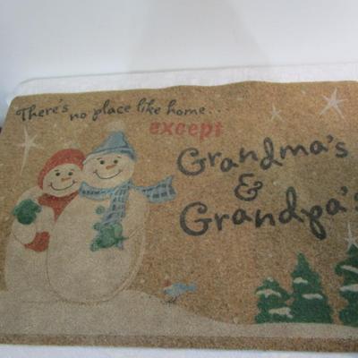 2 Christmas dormats