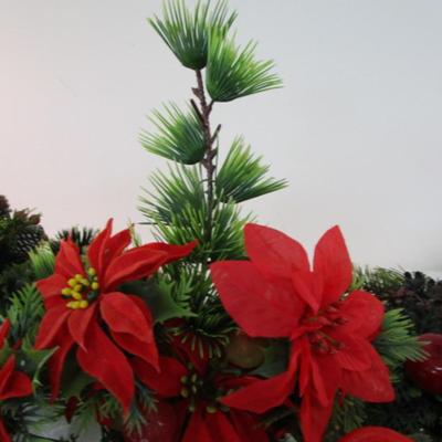 3 Christmas centerpieces (1 with candle)