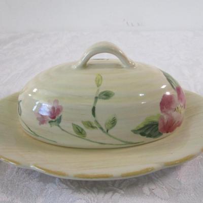 Pfaltz Graff decorative covered butter dish