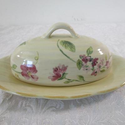 Pfaltz Graff decorative covered butter dish