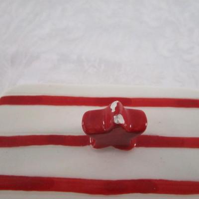 Nauvoo House decorative covered butter dish