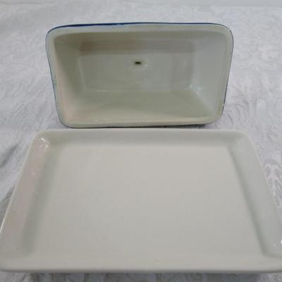 Nauvoo House decorative covered butter dish