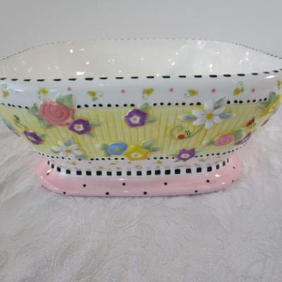 Mary Engelbreit decorative square bowl