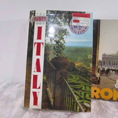 5 travel books on Rome & Italy