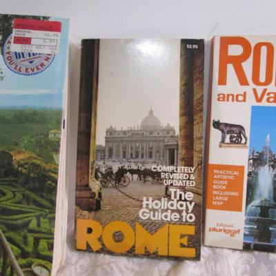 5 travel books on Rome & Italy
