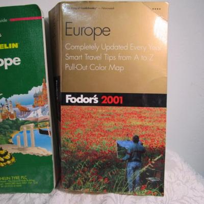 7 travel books on Great Britain and Europe