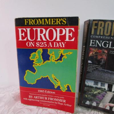 7 travel books on Great Britain and Europe