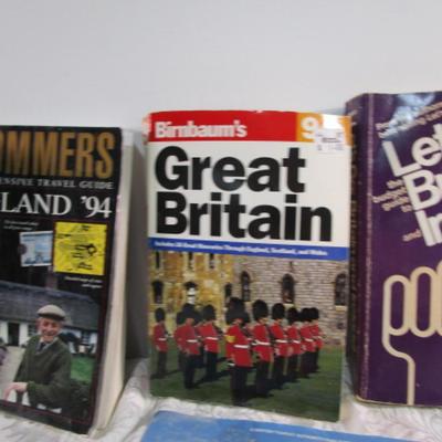 7 travel books on Great Britain and Europe