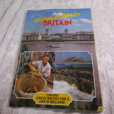 7 travel books on Great Britain and Europe
