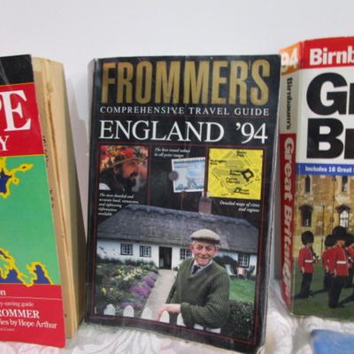 7 travel books on Great Britain and Europe