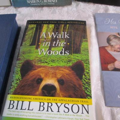 5 religious books, 1 pamphlet, 1travel book