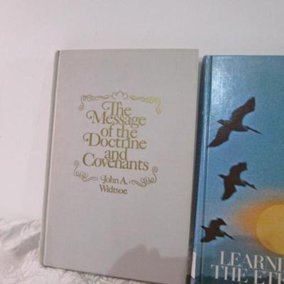 5 religious books, 1 pamphlet, 1travel book