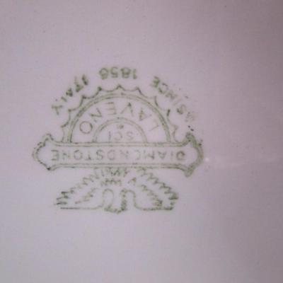 4 White 10" dinner plates from Italy